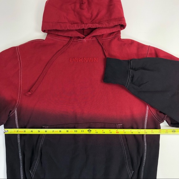 New Unknwn Sport Red Tie Dye Jacket Men Size S-L - Picture 12 of 12